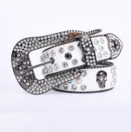 Bb belt for man designer luxury fashion belt casual large buckle with letter full rhinestone cintura female party pants skirts womens belt waist accessories