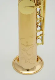 Yanagisawa S 902 BB Soprano Straight Pipe Saxophone Brand Quality Musical Instruments Gold Lacquer Brass Sax With Case3963361