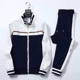 Mens Tracksuit Sweat 정장 고급 G Leter Coats Men Sportswear Sets Sets Cotton Designer Running Pant Jackets를위한 Jogger Suit