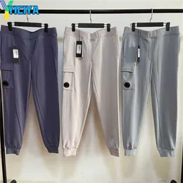 YICIYA Herren-Jogginghose, Stretch, lockere Taschen-Jogginghose, britischer Stil, Reißverschluss, Outdoor-Sport, Freizeithose