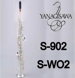 High quality Japan YANAGISAWA 902 B flat Music instrument Soprano Saxophone Yanagisawa straight sax 7944727