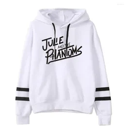 Herren Hoodies Julie And The Phantoms Hoodie Für Männer Frauen Taschenlose Ärmel Sweatshirts Harajuku Streetwear Sunset Curve Kleidung Plus Größe