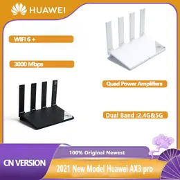 Routers HUAWEI Ax3 Pro Router HarmonyOS WS7206 Qualcomm Dual Core WIFI 6+ 2.4G 5G Router 3000Mbps 4 Amplifiers Mesh WIFI Repeater