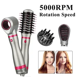Curling Irons 4 In 1 Hair Dryer Professional High Speed Air Brush Comb Removable Head Blower Straightener Curler Electric 3 Fast Dry 230602