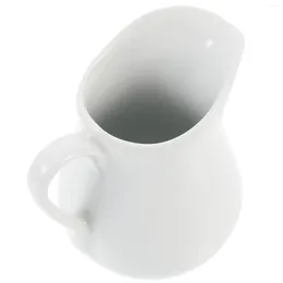 Geschirr-Sets, Edelstahlbehälter, Keramik, Milchtasse, Kaffee, Café, 8,5 x 6 x 7,5 cm, zarte Frühstücksversorgung, weiße Keramik, bezaubernd