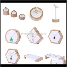 Luxury Wood Jewelry Display Stand Jewellery Displays Boutique Counter Trade Show Showcase Exhibitor Ring Earring Necklace Bracelet275K