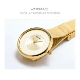 Женщины смотрят роскошные бренд Smael Watch Woman Digital Casual Водонепроницаемые квартальные наручные часы.