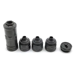 6inch 9mm Gat Volledig RVS Brandstoffilter Solvent Trap Baffle Cups 1/2-28 5/8-24