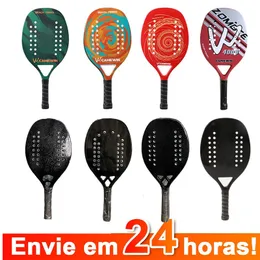 Tennisracket Racket för partner Big Sells Carbon and Glass Fiber Beach med skyddspåse täcker mjukt ansikte 230603