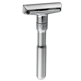 Blades Metal Zinc Alloy Segurança Razor para homens clássicos de arestas duplas clássicas Razoras de barbear úmido Remoção de cabelo