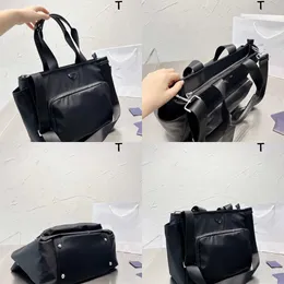P Bag New Shoulder Bag Women's Nylon Handheld Crossbody Bag Casual Big Bag Simple Tote Bag Fashion Versatile Fashion