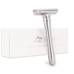 Blade Safety Razor Magnetic Justerable Double Edge Classic Mens Rakning Mild 18 File Hair Removal Shaver Gift Package