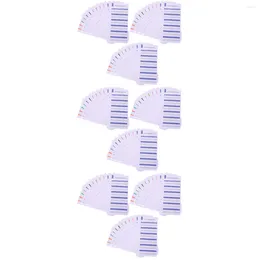 Gift Wrap 108 Pcs Budget Card Colorful Binder Clips Consumption Cards Supply Loose Leaf Household Paper Plan Accessory Practical Sheets