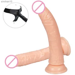 Simulação de Massagem Dildo com Penis Forte Sugador Calças Sex Shop Masturbador Lésbico Ponto G Vagina Estimulador Brinquedos Sexuais para Casal L230518