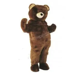 Halloween Plush Brown Bear Mascot Costume High Quality Customize Cartoon Anime theme character Unisex Adults Outfit Christmas Carn9354077