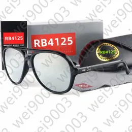 Rol Ban RB4125 Lens lenzenvloeistof Mannen Klassieke Merk Retro vrouwen 3016 Ray Zonnebril Luxe Designer Eyewear Pilot Zonnebril UV bescherming bril