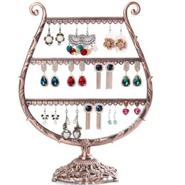 Vintage Black Copper Earrings Holder Stud Earrings Drop Earrings Display Rack Jewelry Display Stand Shelf AF230C