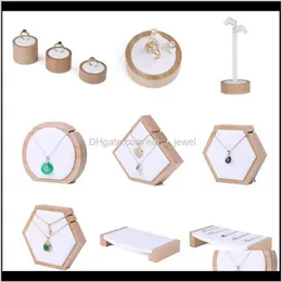 Luxury Wood Jewelry Display Stand Jewellery Displays Boutique Counter Trade Show Showcase Exhibitor Ring Earring Necklace Bracelet258J