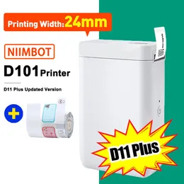 Drucker Niimbot D101 D11 Plus -Etikett Druckermaschine Mini -Taschen -Thermal -Etiketthersteller Bt Anschlussbezeichnung macherischer Papierbreite 1025 mm