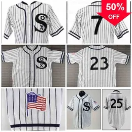 Xflsp GlaC202 Chicago White 1990 Turn Back The Clock Jersey 7 Scott Fletcher 23 Robin Ventura Nome cucito personalizzato Numero cucito