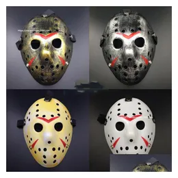 Party Masks Stylish Jason Voorhees Friday The 13Th Horror Hockey Mask Scary Halloween Festival Masquerade Drop Delivery Home Garden Dhsic