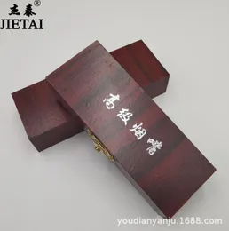 Smoking Pipes Simple and portable red high-end cigarette holder box