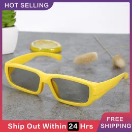 Sunglasses 1pc 3D Glasses Children Size Circular Polarized Passive For Real D TV Cinema Movie