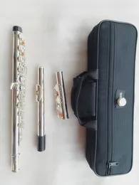 Посеребренная флейта, Япония yFL211, модель 16, отверстия закрытые, флейта с ключом C, мельхиор, посеребрение, поперечные инструменты flauta с ключом E, флейта