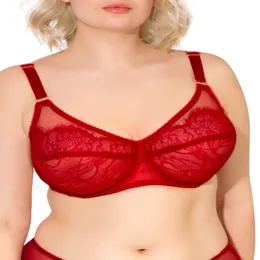 Sexy Women's Plus Size Retro Lace Mesh Bez LINE FEDWIRE BRA STYLE SA1017