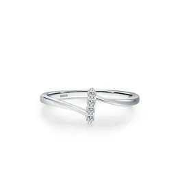 100% 925 anelli in argento sterling popolari Rings CZ fortunato Women Jewelry Making Anniversary