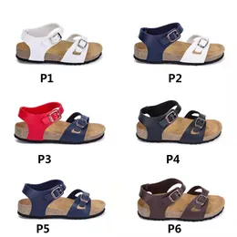 Birk Arizona Gizeh Cork Slippers Hot Sell Flip Flops Summer Beach Sandaler Kids Flats Sandaler Unisex Casual Shoes Print Mixed Colors