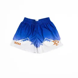 Herr shorts nya inaka ip fitness strand byxa basket träning gata trend svettbyxor mesh andningsbara män ire