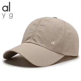 Boné de designer de luxo Alo Yoga Baseball Caps masculino e feminino boné de moda tecido de secagem rápida chapéu de sol casquette bonés praia muito bom