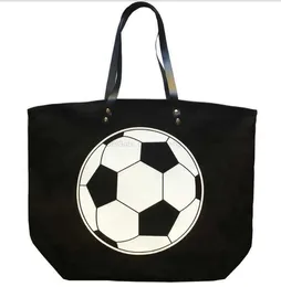 Mode 12 Style Canvas Bag Baseball Tote Sports Bags Casual Women Girls Softball Bag Football Soccer Basketball Cotton Canvas Tote Bag
