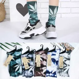 Wielokolorowa druk klonu Hip Hop Funny Tennis Street Tie FlastLife Socks Fashion Casual Basketball Sock Sock Sports Fitness Pończenie