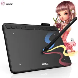 タブレットUGEE S640描画タブレット6.3x4インチバッテリーフリースタイラス10ショートカットを備えたデジタルペンタブレットAndroid Windows Mac OSUをサポート