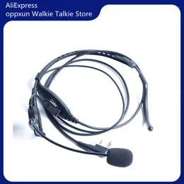 Walkie Talkie Extendable Acoustic Tube PThroat Microphone Earpiece For UV-5R Bf-888s CB Radio Accessories Baofeng Headset