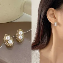 Mode Imitation Perlen Ohrstecker für Frauen Exquisite Zirkon Schmetterling Blume Ohrringe Hochzeit Schmuck Geschenk