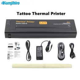 Printers Mini Tattoo Thermal Printer Transfer Machine Copier Stencil Maker Tools For Tattoo Photos Transfer Paper Copy Printer