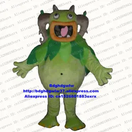 마스코트 의상 Green Entbrat Monster Costume 성인 만화 캐릭터 복장 복장 전시장 박람회 폐쇄 행사 ZX1992