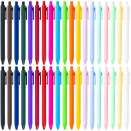 SchoolOffice Yazma Kırtasiye Kauçuk Pres Plastik Top Kalem Morandi Renkler Yumuşak Bitiş Kauçuk Promosyon Ucuz Beyaz Kalem Satışta