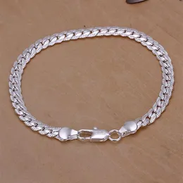 New 925 sterling silver bangles & bracelets for men fashion jewelry trendy wedding de plata de ley silver bracelet289p