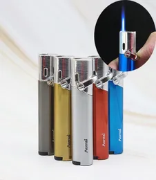 Aomai Large Cylinder Lighter Creative Windproof Straight Metal Plating Personality Men039s Gift For Cigar Torch Custom LOGO4131332