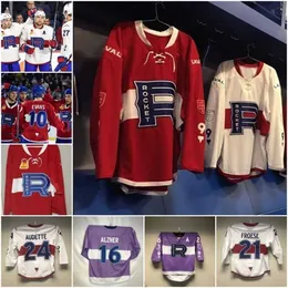 C2604 W25 McCarron Laval Rocket Jersey Evans Parisi Taormina Belzile Holland Jevpalovs Hudon Richard Froese Shinkaruk Audette Alzner Poehling