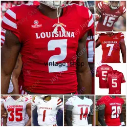 Vin Louisiana Ragin' Cajuns Fußballtrikot NCAA College Charles Tillman Levi Lewis Trey Ragas Elijah Mitchell Peter LeBlanc Williams Gardner Logan Klotz