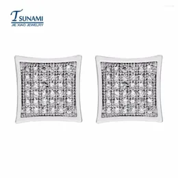 Stud Earrings High Quality Square Shaped Miniature Zircon Suitable For All Kinds Of Women's Jewelry ER-112