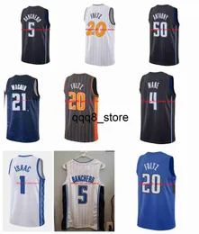 QQQ8 5 Paolo Banchero Basketball Jersey Screen Print Men Youth City Magics Cole Anthony Franz Wagner Wendell Carter Markelle Fultz Jalen Suggs Terrence Ross Mo Bamba