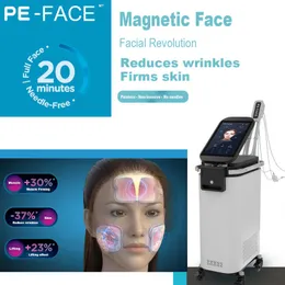 PE face Magnetic EMS RF Skin Tightening Muscle Stimulate Facial Lifting Wrinkle Removal Machine EMS Muscle Building Skin Tightening device Increase Collagen