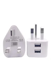 10pcsLot Universal 12Port USB Charger UK Plug 3 Pin Wall Adapter with 12 Ports Travel Charging for Phone X Samsung S9 Phone Ta7907939
