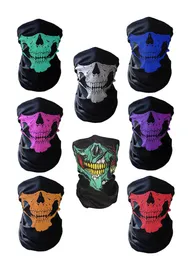 Tactical Ghost Skull Mask Protection Airsoft Paintball Shooting Gear Half Face Screen Printing Airsoft3600705